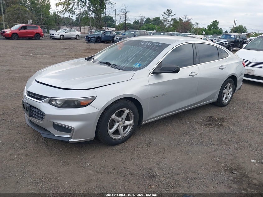 2016 Chevrolet Malibu, Звичайний знос, IAAI, VIN 1G1ZB5ST4GF353492 — фото 2