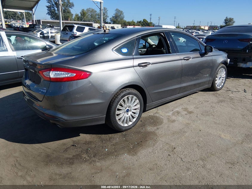 Vin: 3fa6p0lu5er256054, lot: 46641737, ford fusion hybrid se 20144