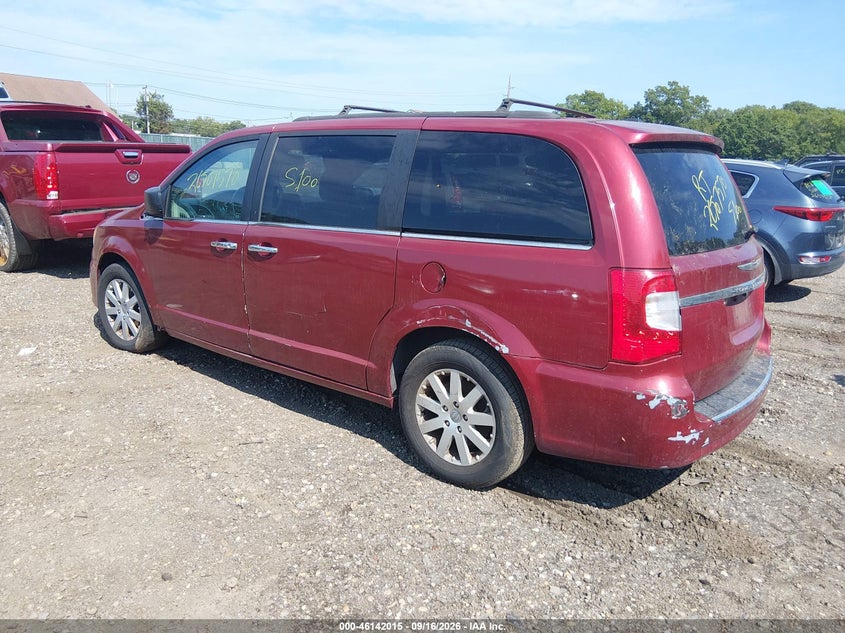 Vin: 2c4rc1bg5fr562795, lot: 46641749, chrysler town & country touring 20153