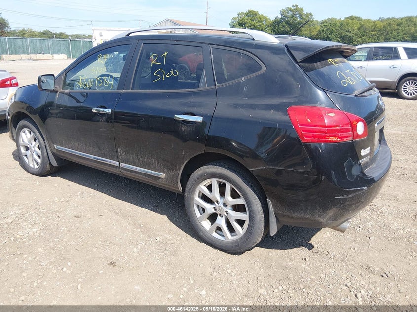 Vin: jn8as5mv4cw375915, lot: 46641759, nissan rogue sv w/sl pkg 20123
