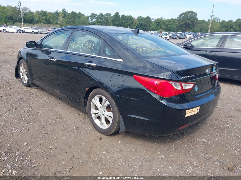 Vin: 5npec4ac6bh134708, lot: 46641764, hyundai sonata limited 20113