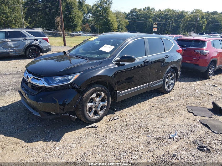 Vin: 5j6rw1h80ka011710, lot: 46641809, honda cr-v ex-l 20192