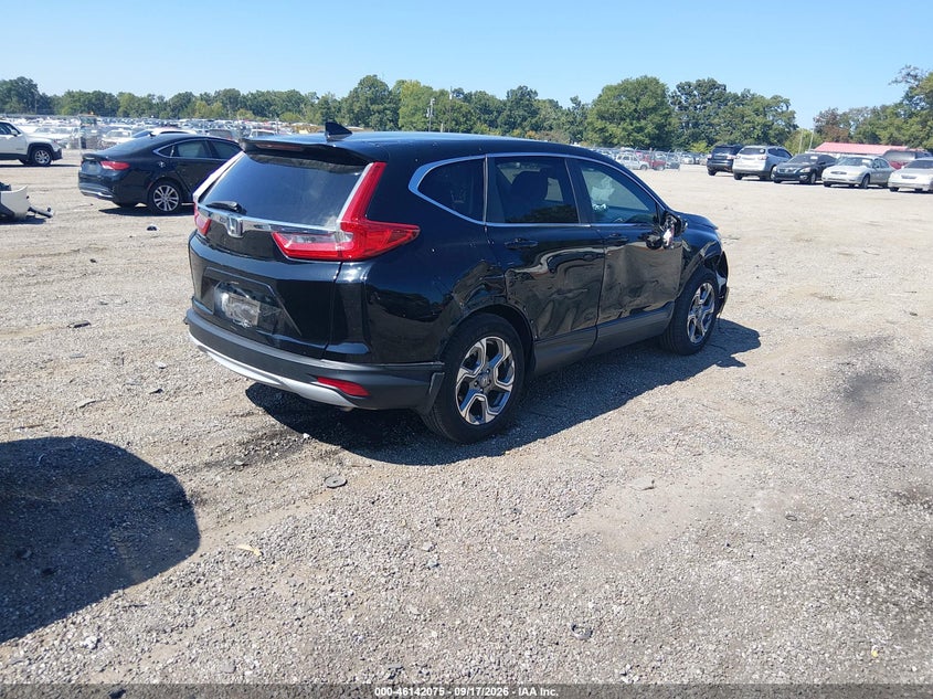 Vin: 5j6rw1h80ka011710, lot: 46641809, honda cr-v ex-l 20194