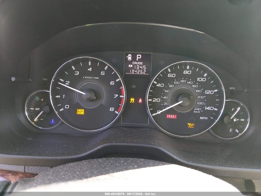 SUBARU OUTBACK 2012 VIN 4S4BRBLC7C3288226