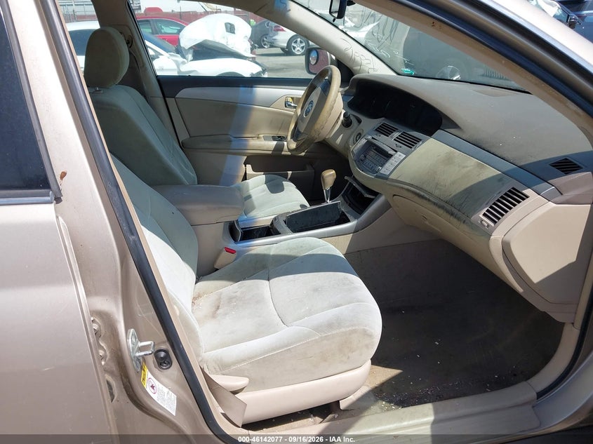 TOYOTA AVALON 2008 VIN 4T1BK36B88U279730