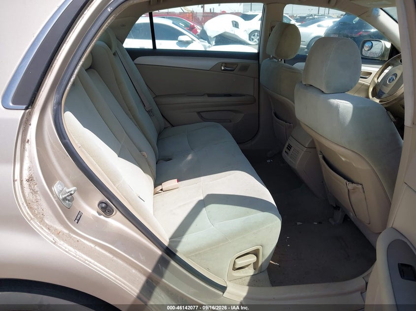 TOYOTA AVALON 2008 VIN 4T1BK36B88U279730