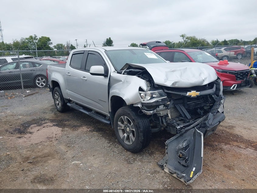 2018 Chevrolet Colorado Z71, Front, IAAI, VIN 1GCGTDEN9J1107741