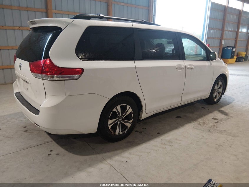 Vin: 5tdkk3dc1cs258263, lot: 46641817, toyota sienna le v6 8 passenger 20124