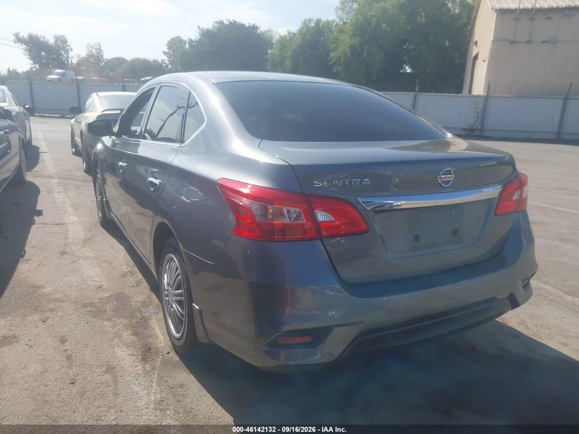 Vin: 3n1ab7apxhy259716, lot: 46641866, nissan sentra s 20173