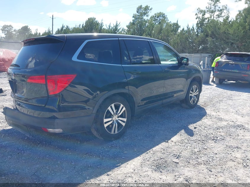 Vin: 5fnyf5h88gb017228, lot: 46641869, honda pilot ex-l 20164