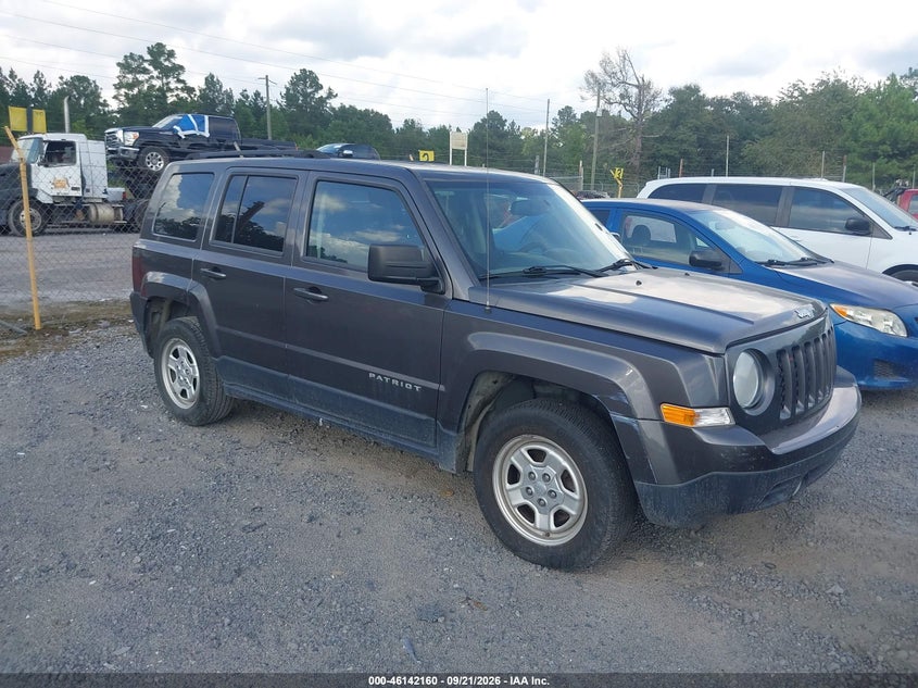 Vin: 1c4njpba6gd735750, lot: 46641894, jeep patriot sport 2016 img_1