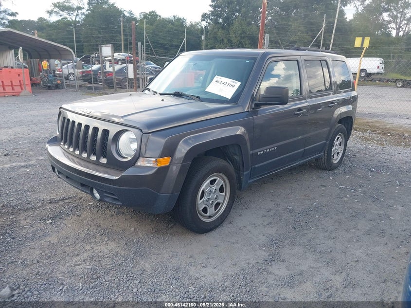 Vin: 1c4njpba6gd735750, lot: 46641894, jeep patriot sport 20162