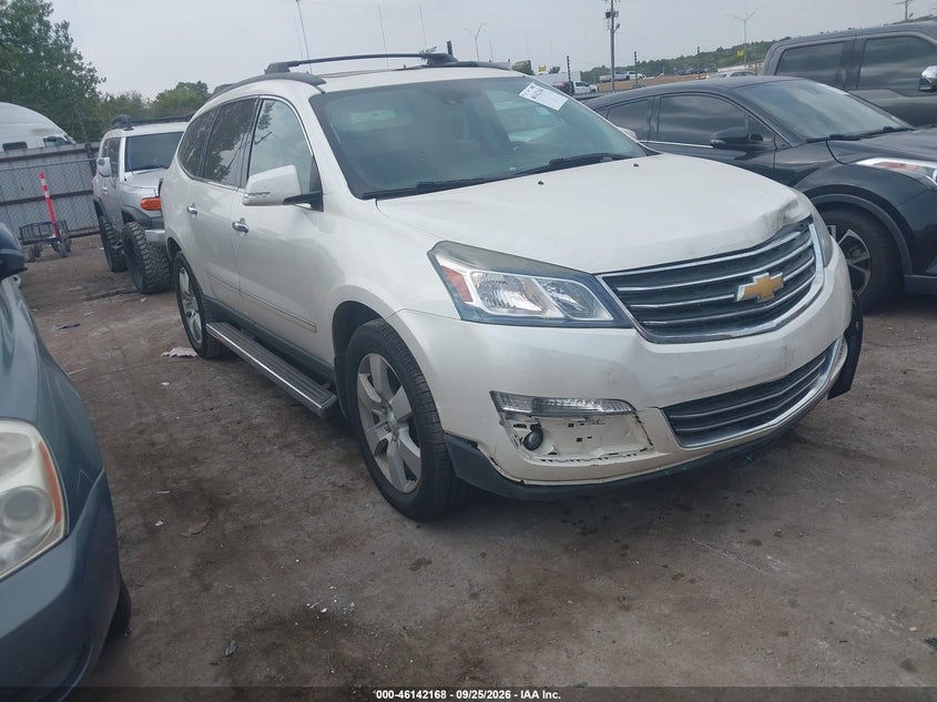 Vin: 1gnkrjkd3fj334571, lot: 46641902, chevrolet traverse ltz 2015 img_1