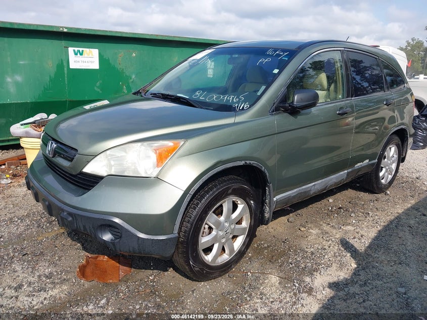 2008 Honda Cr-V Lx, Обычный износ, IAAI, VIN 5J6RE38318L009965 — фото 2