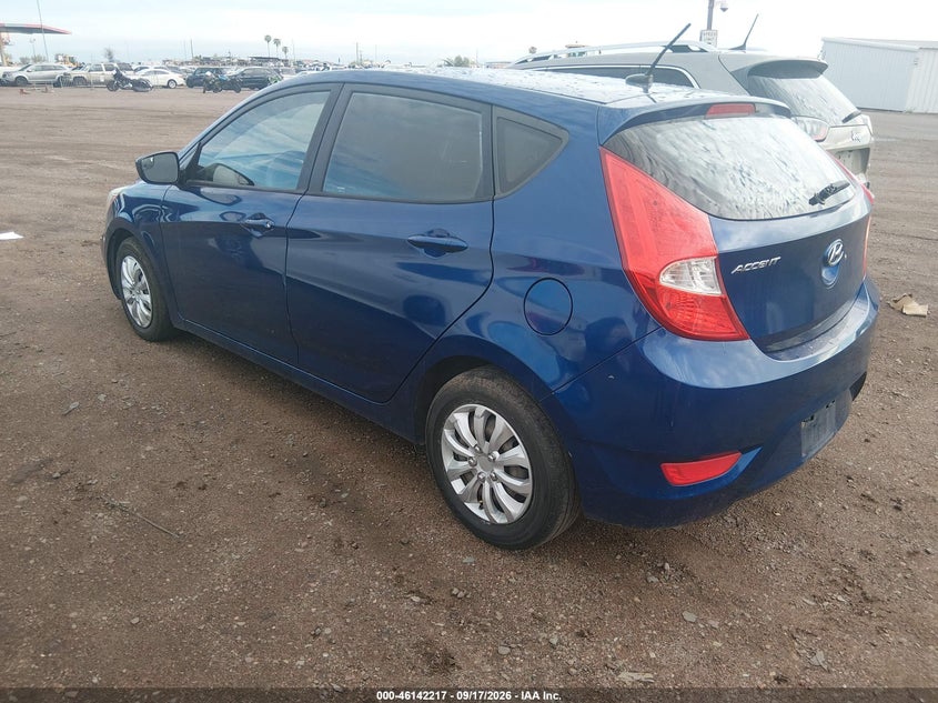 Vin: kmhct5ae6gu260929, lot: 46641974, hyundai accent se 20163