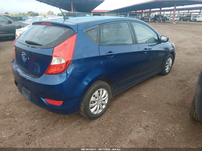 Vin: kmhct5ae6gu260929, lot: 46641974, hyundai accent se 20164