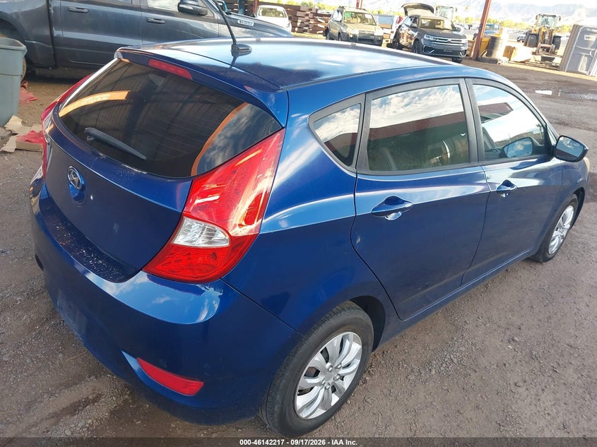 Vin: kmhct5ae6gu260929, lot: 46641974, hyundai accent se 20164