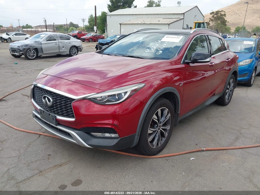 Vin: sjkch5crxja053651, lot: 46641979, infiniti qx30 premium 20182