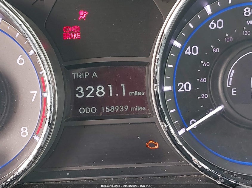 HYUNDAI SONATA 2013 VIN 5NPEC4AC2DH787927
