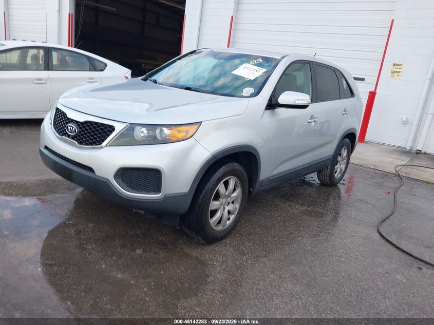 Vin: 5xykt3a15dg325428, lot: 46642040, kia sorento lx 20132