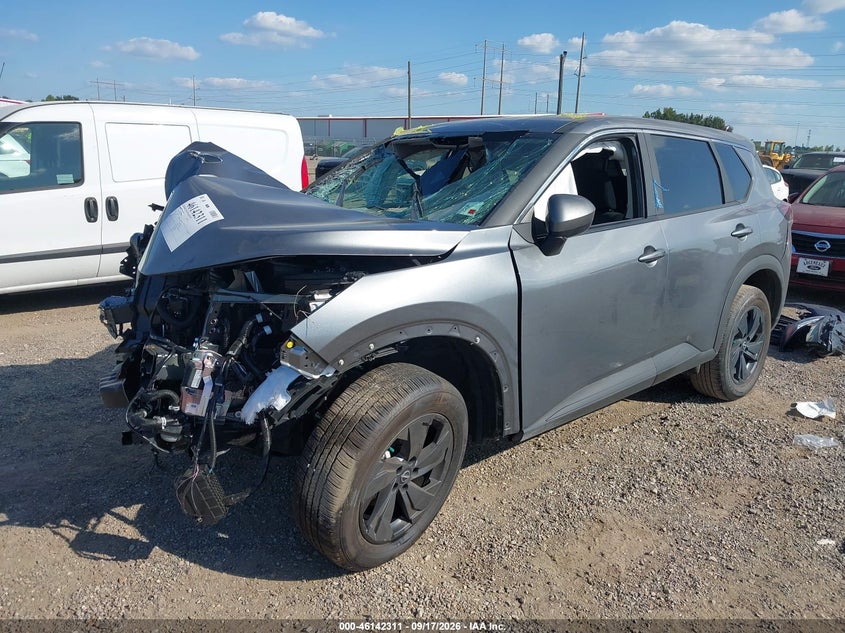Vin: 5n1bt3baxtc763584, lot: 46642069, nissan rogue sv 20262