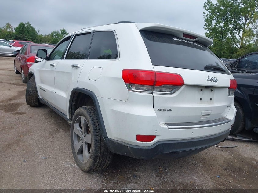 Vin: 1c4rjfbg6fc651030, lot: 46642108, jeep grand cherokee limited 20153
