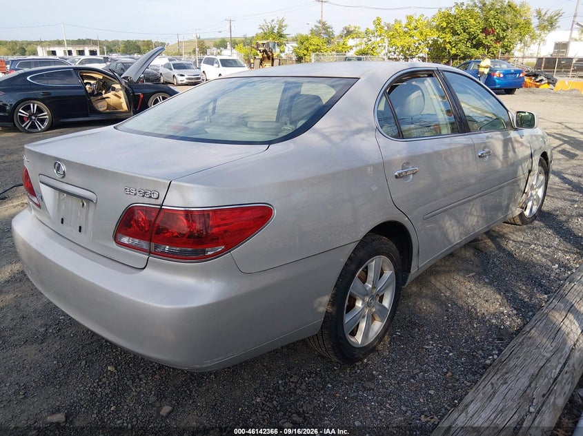 LEXUS ES 330 2006 VIN JTHBA30G365173204
