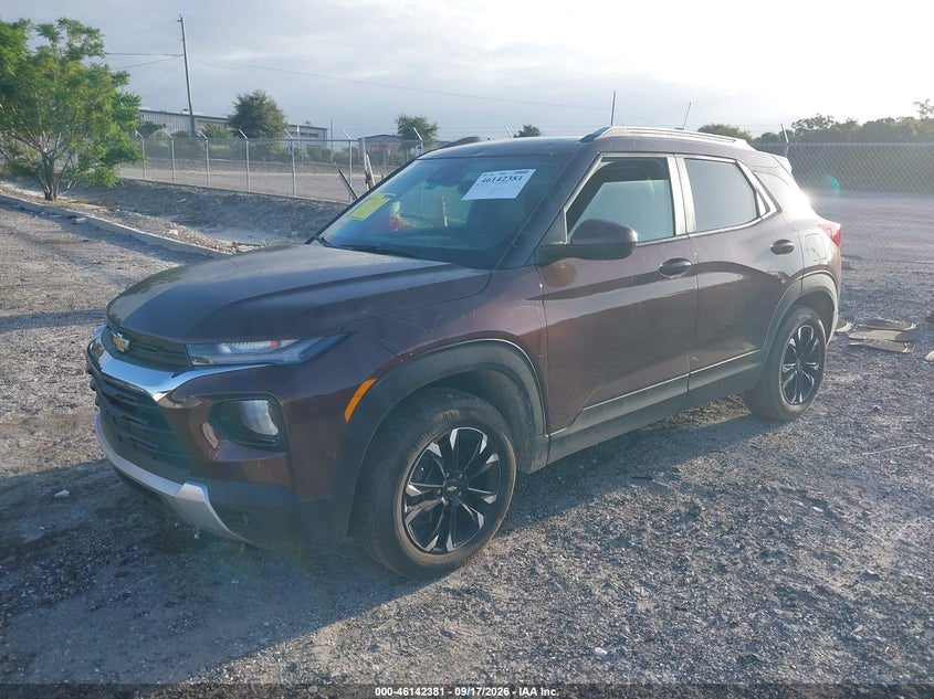 Vin: kl79mrsl2pb181217, lot: 46642138, chevrolet trailblazer awd lt 20232