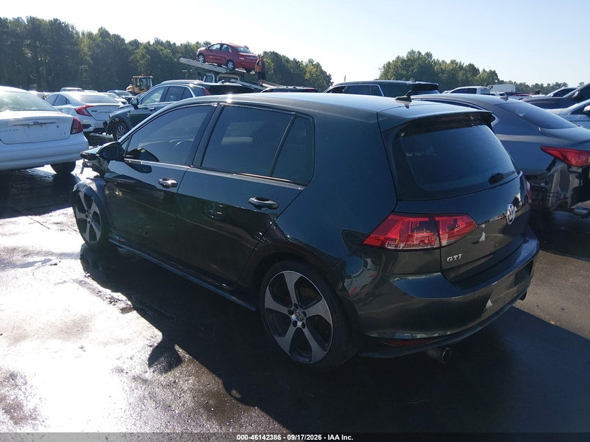 Vin: 3vw4t7au3fm048856, lot: 46642143, volkswagen golf gti 2.0t s 4-door 20153
