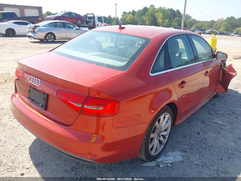 Vin: wauafafl6en000666, lot: 46642145, audi a4 2.0t premium 20144