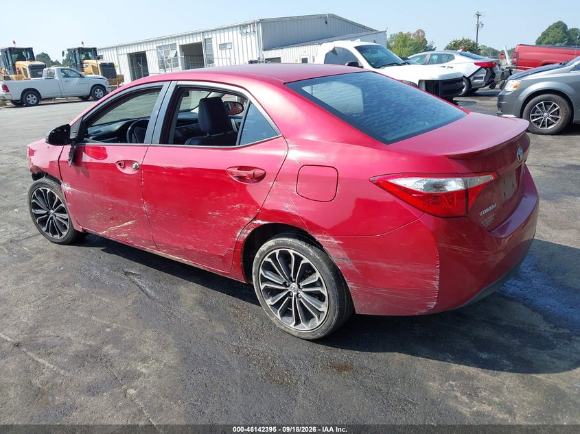 Vin: 2t1burhe3ec007751, lot: 46642152, toyota corolla s plus 20143