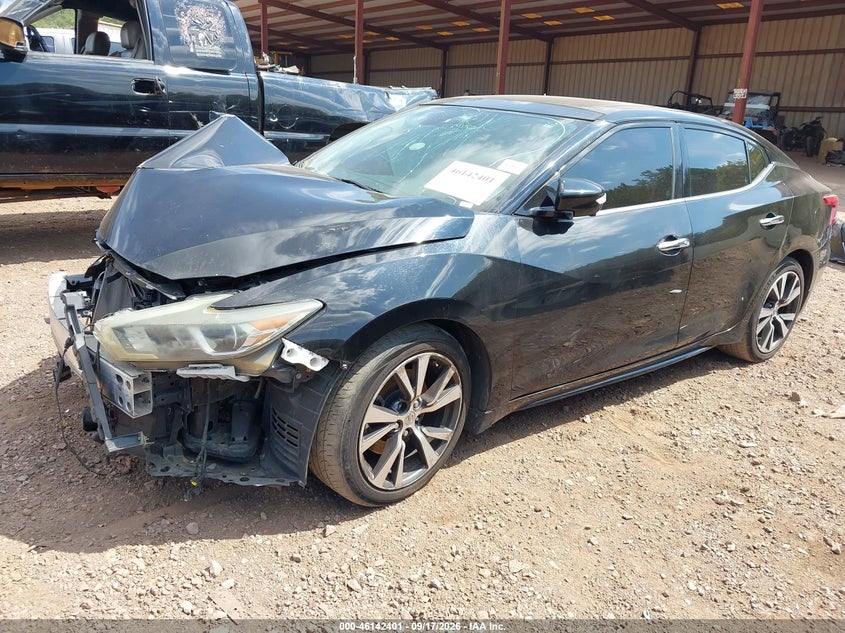 Vin: 1n4aa6ap8gc428946, lot: 46642158, nissan maxima 3.5 platinum 20162