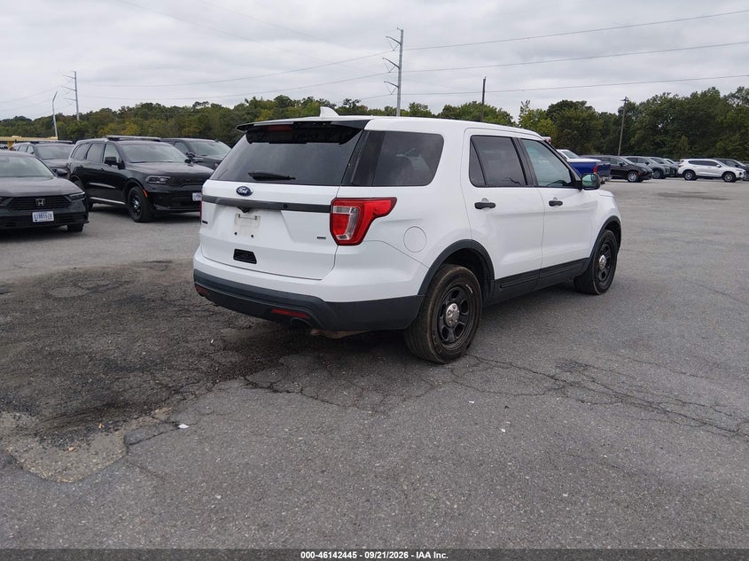 Vin: 1fm5k8ar7hgb72388, lot: 46642202, ford utility police interceptor 20174