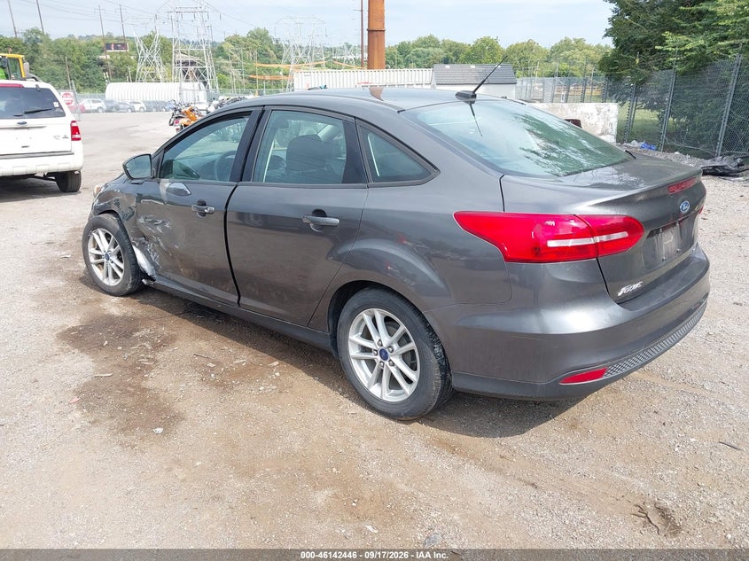 Vin: 1fadp3f21fl316429, lot: 46642203, ford focus se 20153