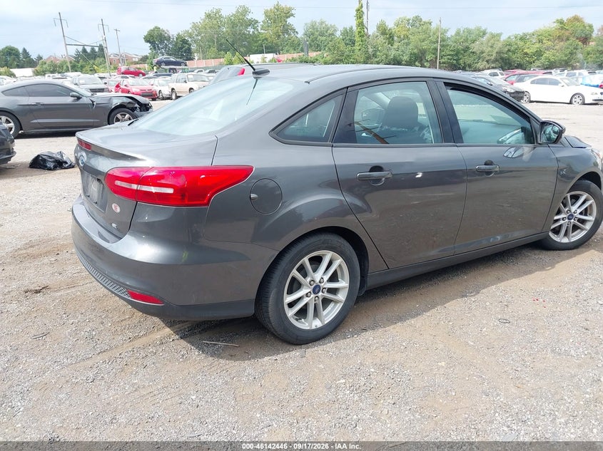Vin: 1fadp3f21fl316429, lot: 46642203, ford focus se 20154