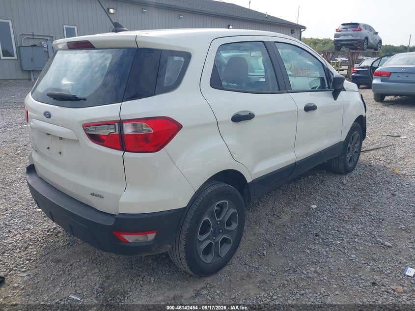 Vin: maj6s3fl0nc473612, lot: 46642211, ford ecosport s 20224
