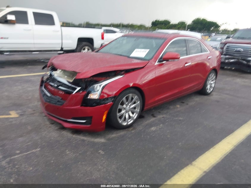 Vin: 1g6ab5rx5h0114599, lot: 46642217, cadillac ats luxury 20172