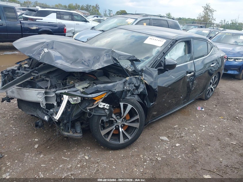 Vin: 1n4aa6ap2jc383543, lot: 46642251, nissan maxima 3.5 s 20182