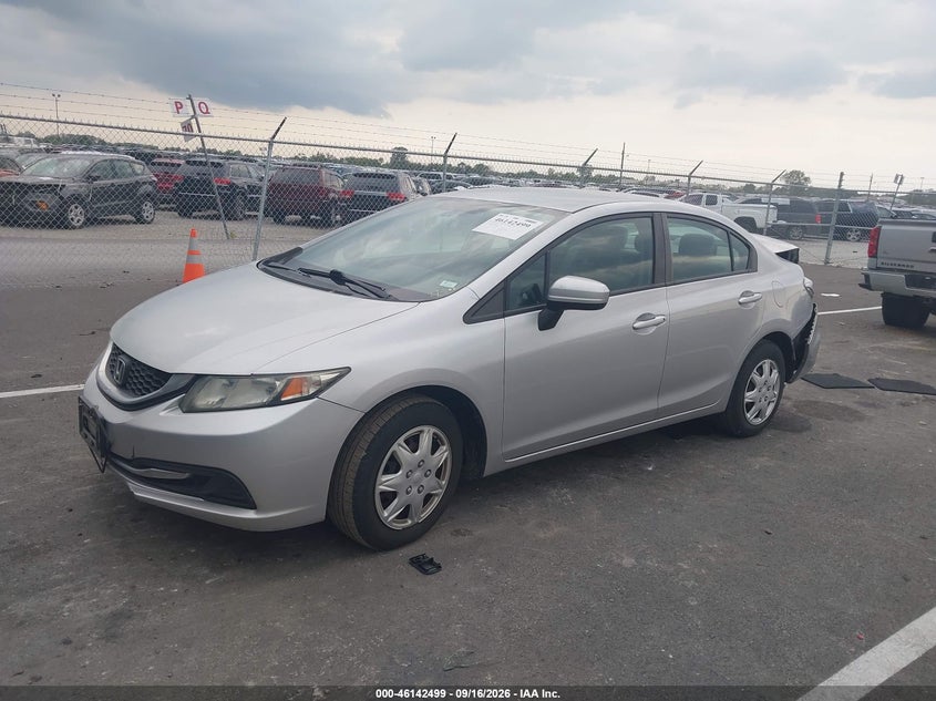 Vin: 19xfb2f50fe065529, lot: 46642256, honda civic lx 20152