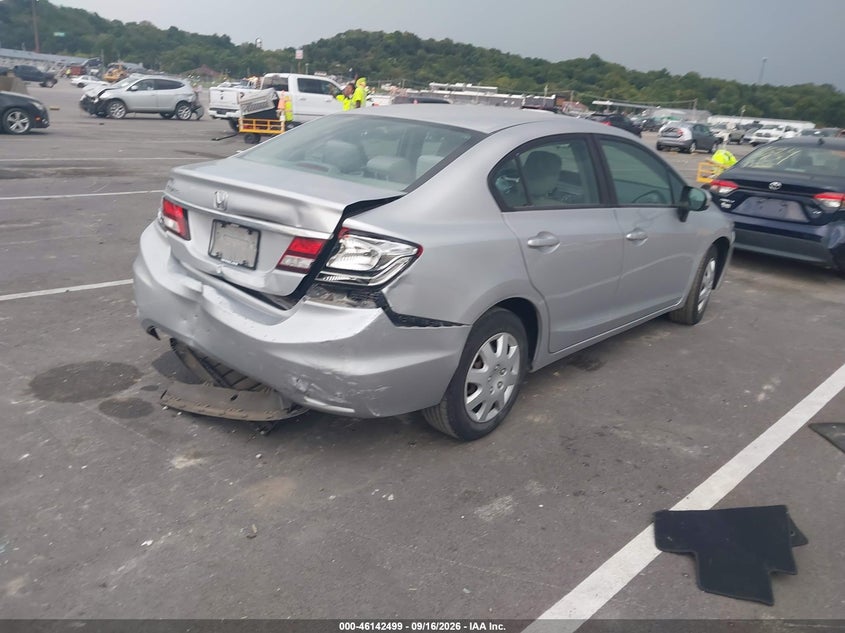 Vin: 19xfb2f50fe065529, lot: 46642256, honda civic lx 20154