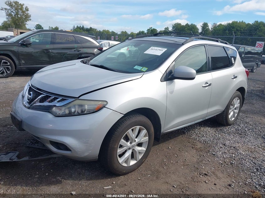 Vin: jn8az1mw6ew516385, lot: 46642258, nissan murano sl 20142