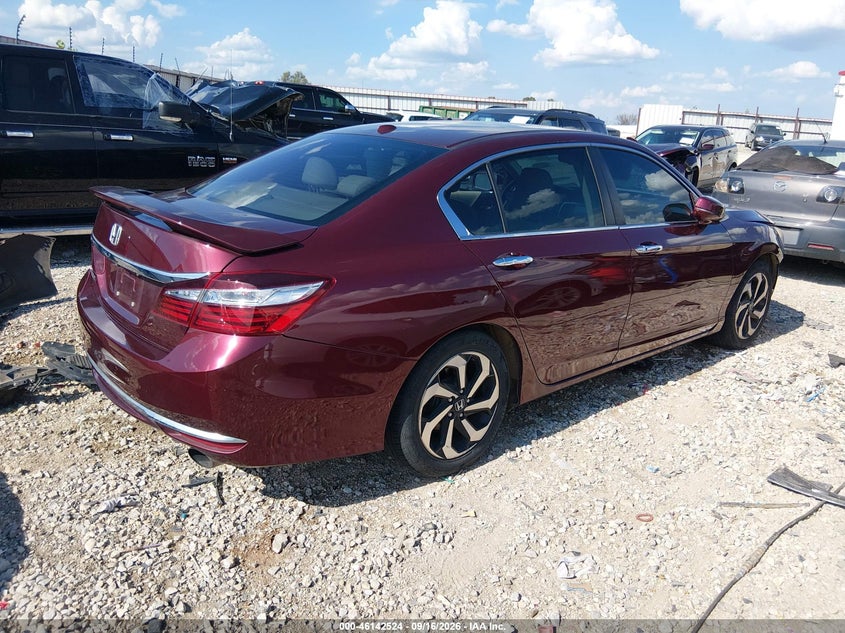 Vin: 1hgcr2f85ga182778, lot: 46642281, honda accord ex-l 20164