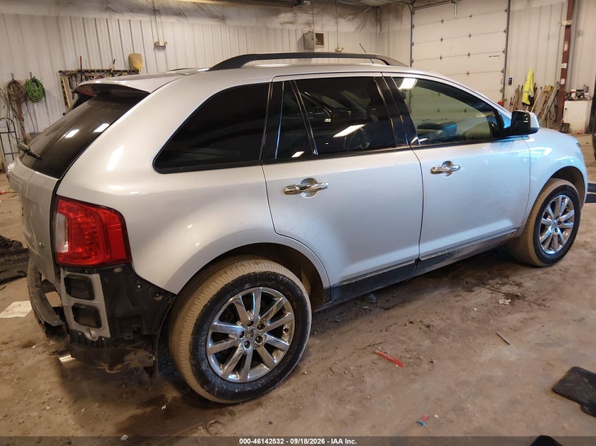 Vin: 2fmdk3jc8bba06468, lot: 46642289, ford edge sel 20114