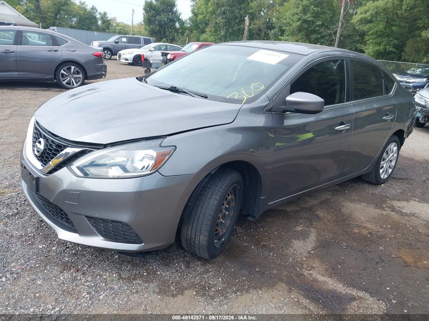 Vin: 3n1ab7ap1hy385902, lot: 46642328, nissan sentra sv 20172