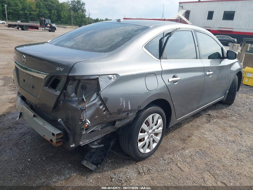 Vin: 3n1ab7ap1hy385902, lot: 46642328, nissan sentra sv 20174