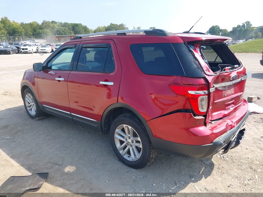 Vin: 1fm5k7d81dga82337, lot: 46642334, ford explorer xlt 20133