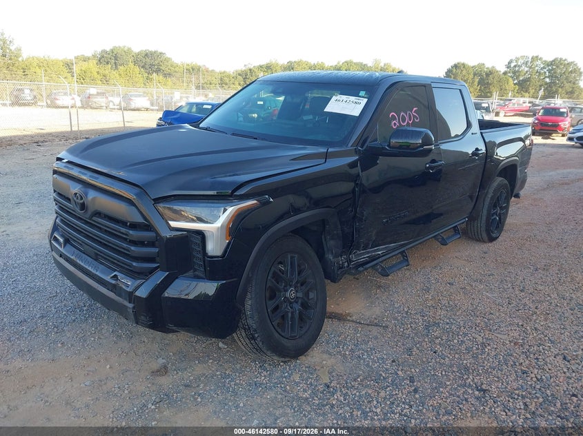 Vin: 5tfwa5db9tx352005, lot: 46642337, toyota tundra limited crewmax 5.5' bed 20262