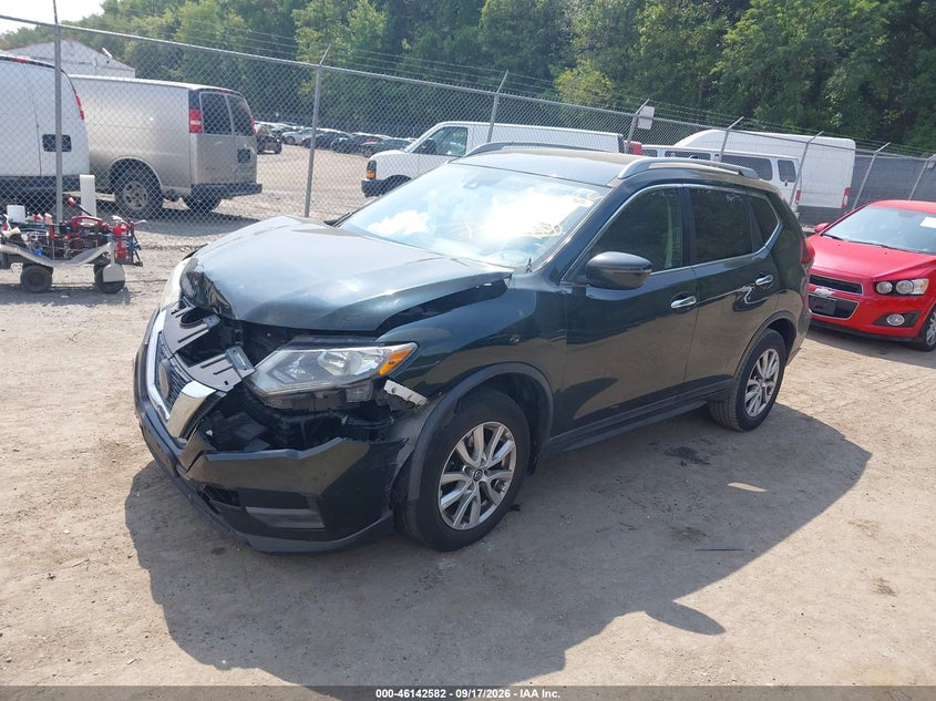 Vin: 5n1at2mv3kc801452, lot: 46642339, nissan rogue sv 20192