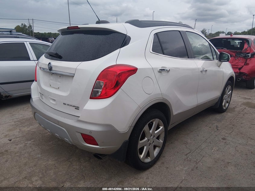 Vin: kl4cjhsb9fb199810, lot: 46642351, buick encore premium 20154