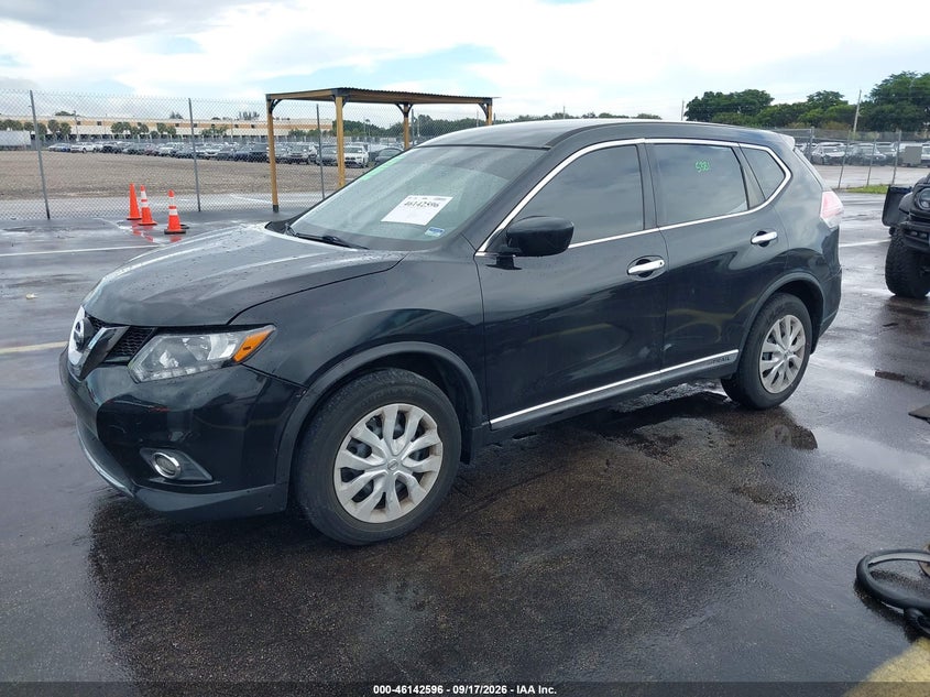 Vin: knmat2mt6gp615567, lot: 46642353, nissan rogue s 20162